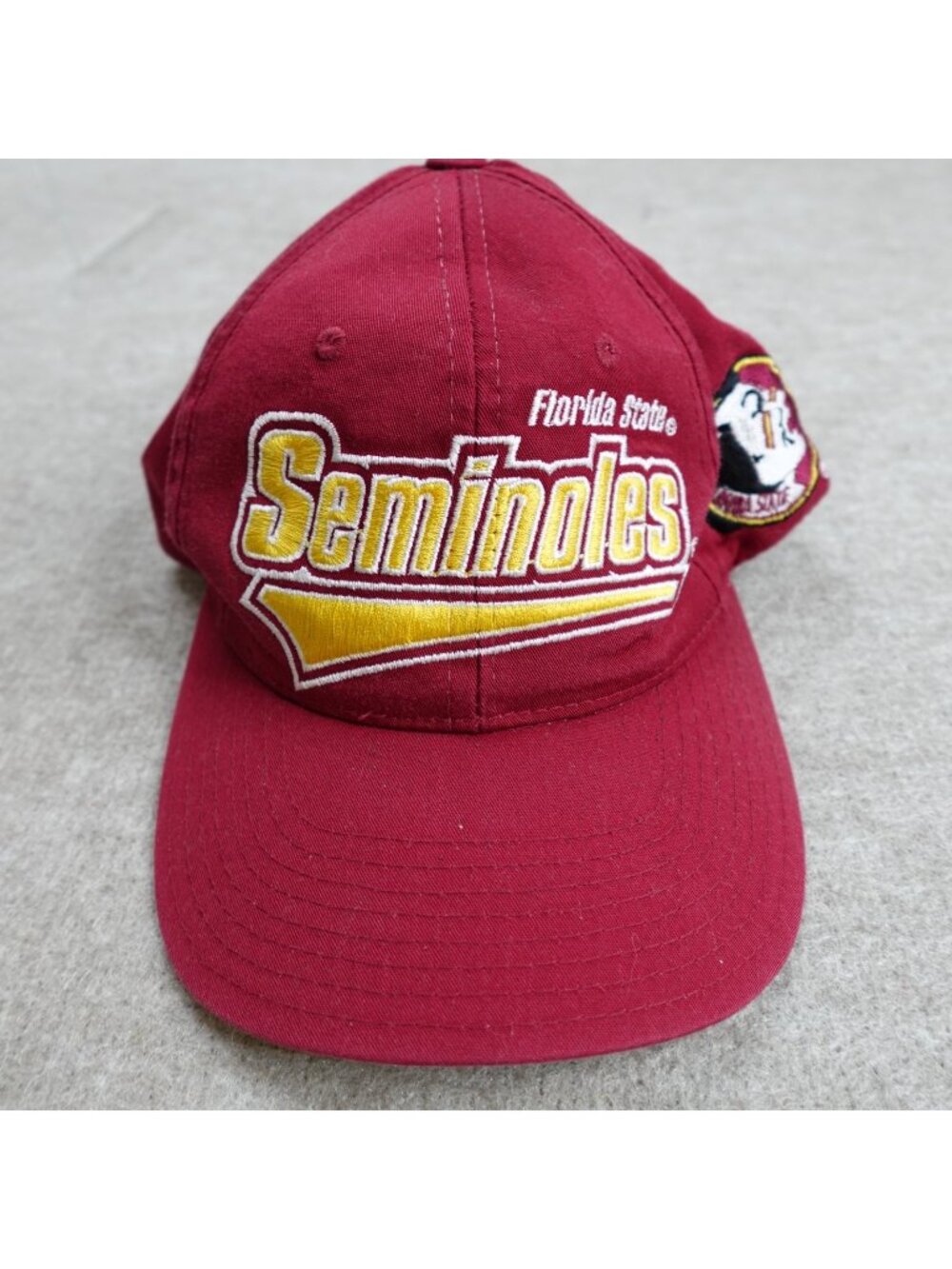 Florida Seminoles Hat Red Embroidered Starter Snapback Vintage